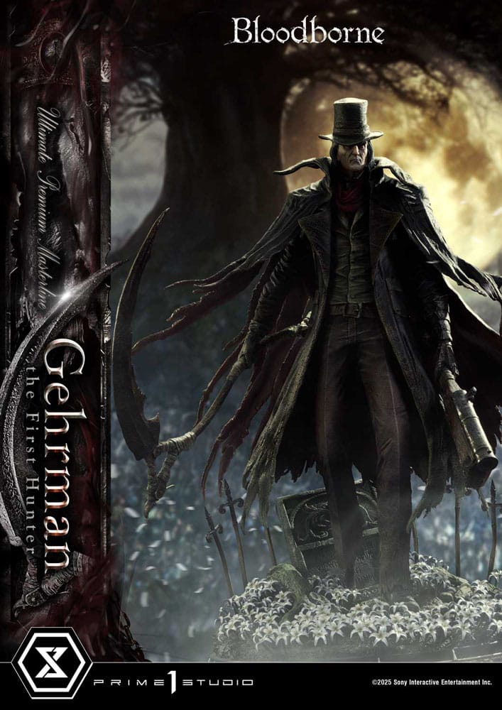 [PREORDINE] Bloodborne Statua 1/4 Gehrman Bonus Version 68 cm - Prime 1 Studio - Statue
