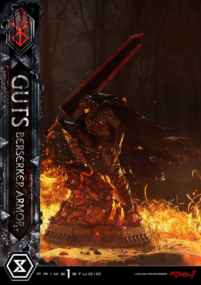 [PREORDINE] Berserk Statua Ultimate Premium Masterline 1/4 Guts vs Grunbeld 94 cm - Prime 1 Studio - Statue