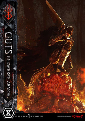 [PREORDINE] Berserk Statua Ultimate Premium Masterline 1/4 Guts vs Grunbeld 94 cm - Prime 1 Studio - Statue