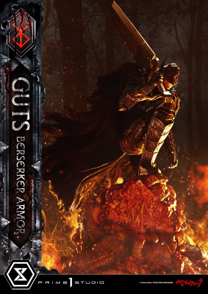[PREORDINE] Berserk Statua Ultimate Premium Masterline 1/4 Guts vs Grunbeld 94 cm - Prime 1 Studio - Statue