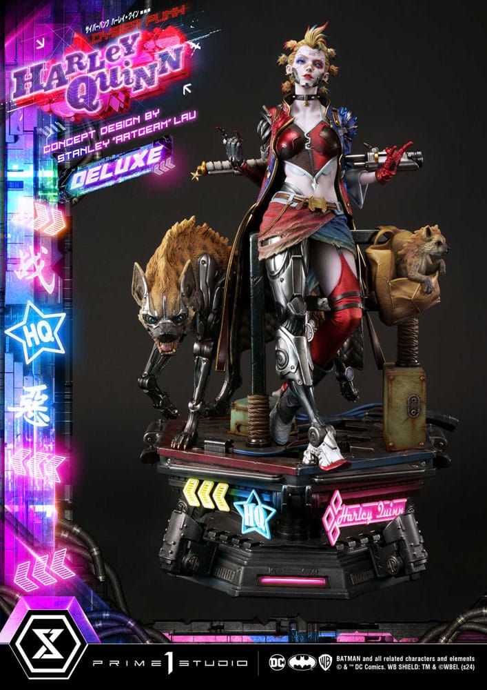 [PREORDINE] Statua Batman Cyberpunk Harley Quinn Deluxe Bonus Version 60 cm - Prime 1 Studio - Statue