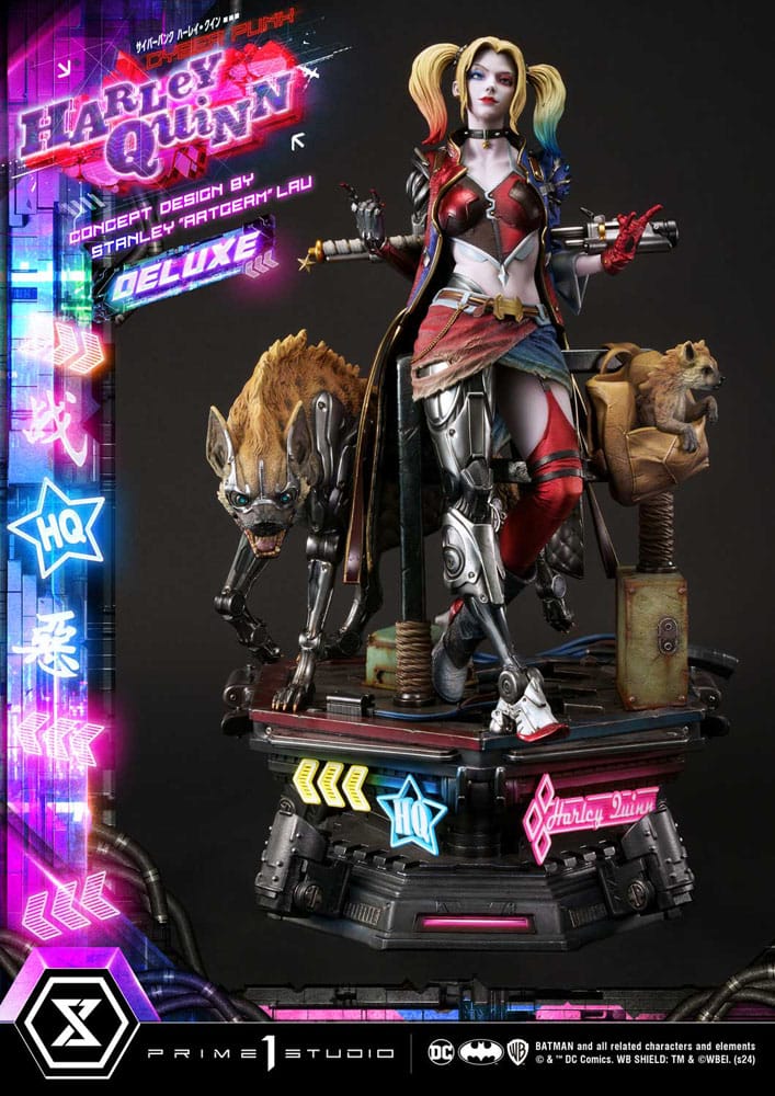 [PREORDINE] Statua Batman Cyberpunk Harley Quinn Deluxe Bonus Version 60 cm - Prime 1 Studio - Statue