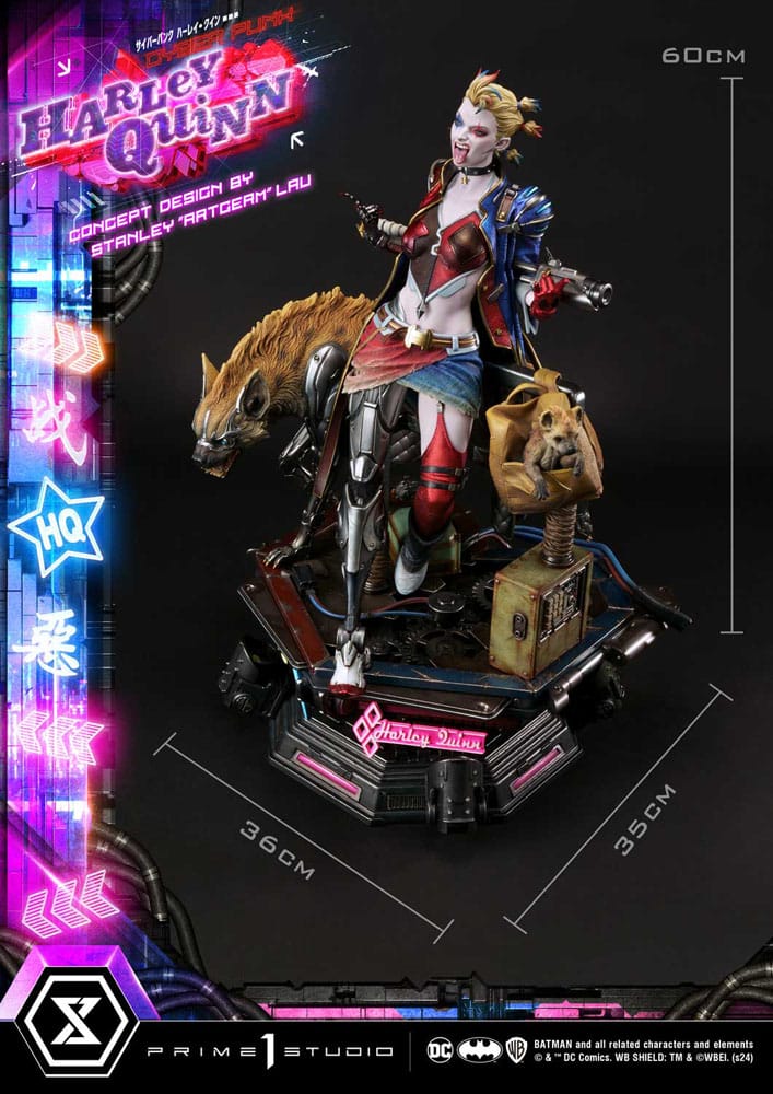 [PREORDINE] Statua Batman Cyberpunk Harley Quinn Deluxe Bonus Version 60 cm - Prime 1 Studio - Statue