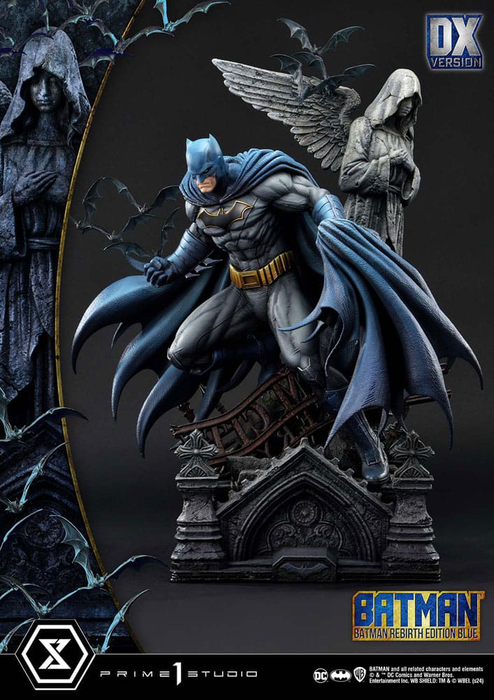 [PREORDER] Batman Ultimate Premium Masterline Series Statue 1/4 Batman Rebirth Edition Blue Deluxe Version 71 cm