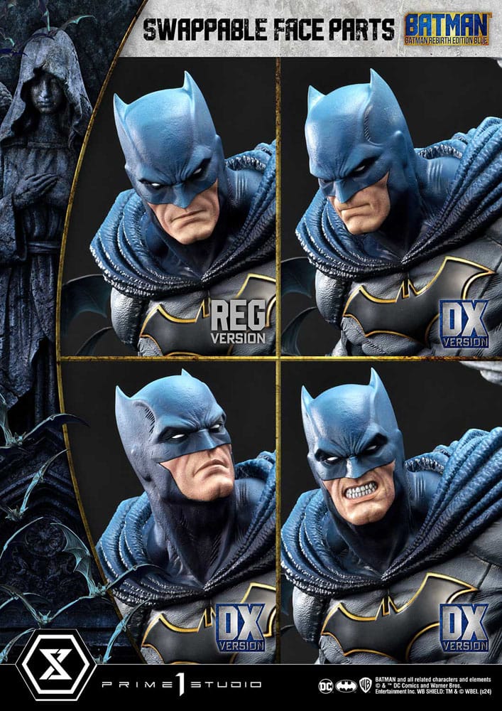 [PREORDER] Batman Ultimate Premium Masterline Series Statue 1/4 Batman Rebirth Edition Blue Deluxe Version 71 cm