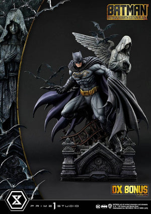 [PREORDINE] Batman Rebirth Edition Black Deluxe Bonus Version Statua 1/4 Prime 1 Studio 71 cm - Prime 1 Studio - Statue