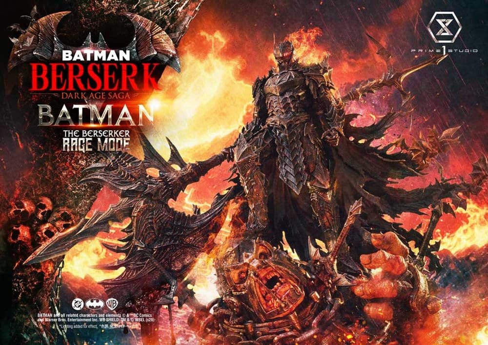[PREORDINE] Statua DC Comics Ultimate Premium Masterline 1/4 Batman (Comics) - Berserker Rage Mode 82 cm - Prime 1 Studio - Statue