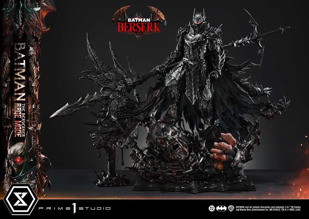 [PREORDINE] Statua DC Comics Ultimate Premium Masterline 1/4 Batman (Comics) - Berserker Rage Mode 82 cm - Prime 1 Studio - Statue