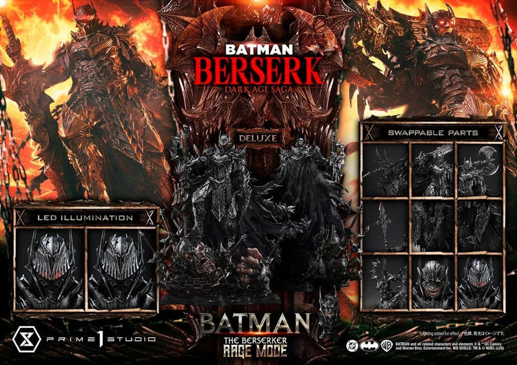 [PREORDINE] Statua DC Comics Batman: The Berserker Rage Mode Deluxe Version 1/4 - 93 cm - Prime 1 Studio - Statue