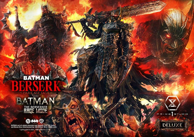 [PREORDINE] Statua DC Comics Ultimate Premium Masterline 1/4 Batman (Comics) Berserker Rage Mode DX Bonus Version 93 cm - Prime 1 Studio - Statue