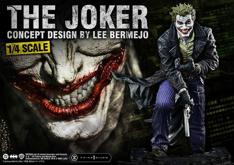 [PREORDINE] Statua DC Comics Ultimate Premium Masterline 1/4 The Joker (Concept Design by Lee Bermejo) 53 cm - Prime 1 Studio - Statue