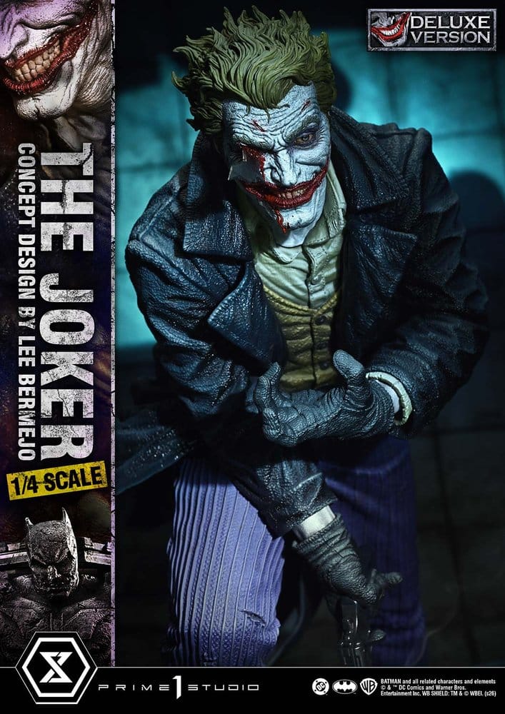 [PREORDINE] Statua DC Comics The Joker (Concept Design by Lee Bermejo) Deluxe Version 53 cm - Prime 1 Studio - Statue
