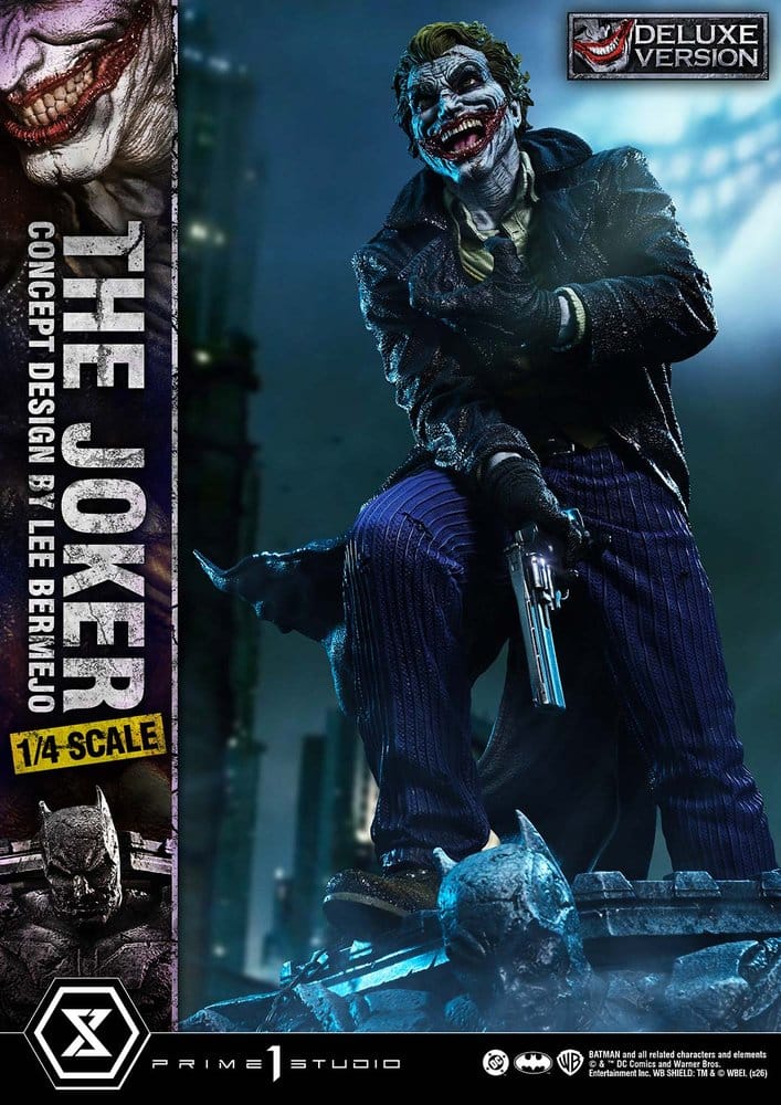 [PREORDINE] Statua DC Comics The Joker (Concept Design by Lee Bermejo) Deluxe Version 53 cm - Prime 1 Studio - Statue
