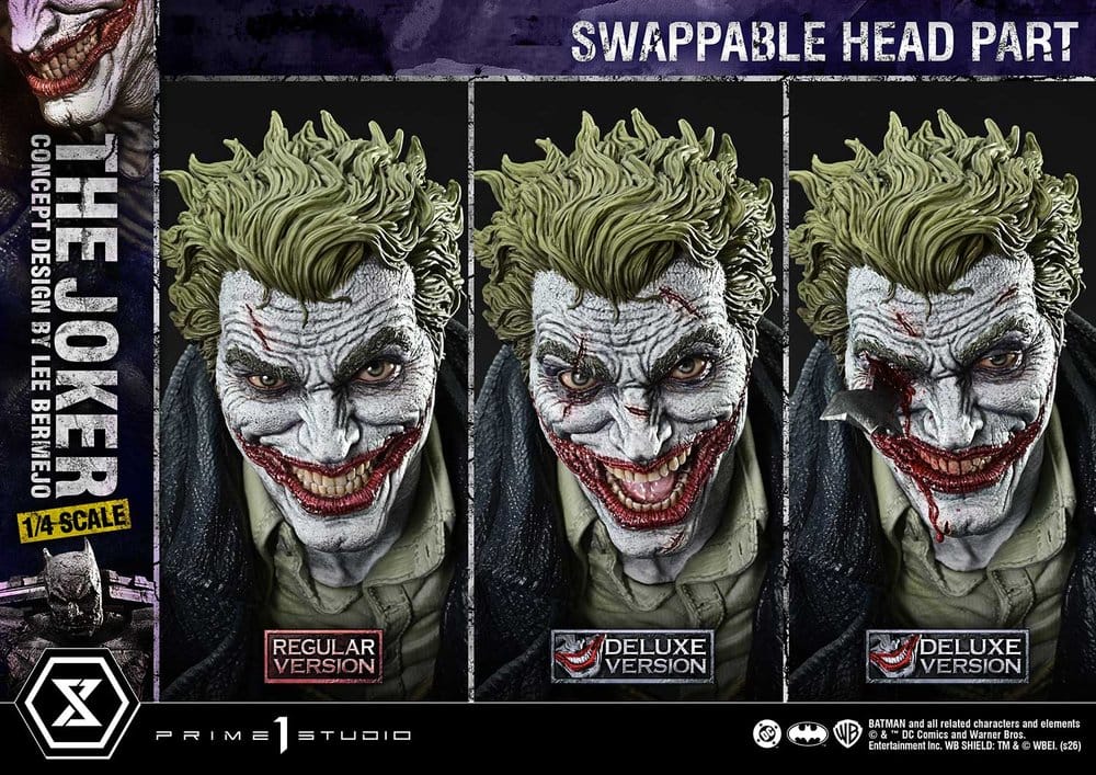 [PREORDINE] Statua DC Comics The Joker (Concept Design by Lee Bermejo) Deluxe Version 53 cm - Prime 1 Studio - Statue
