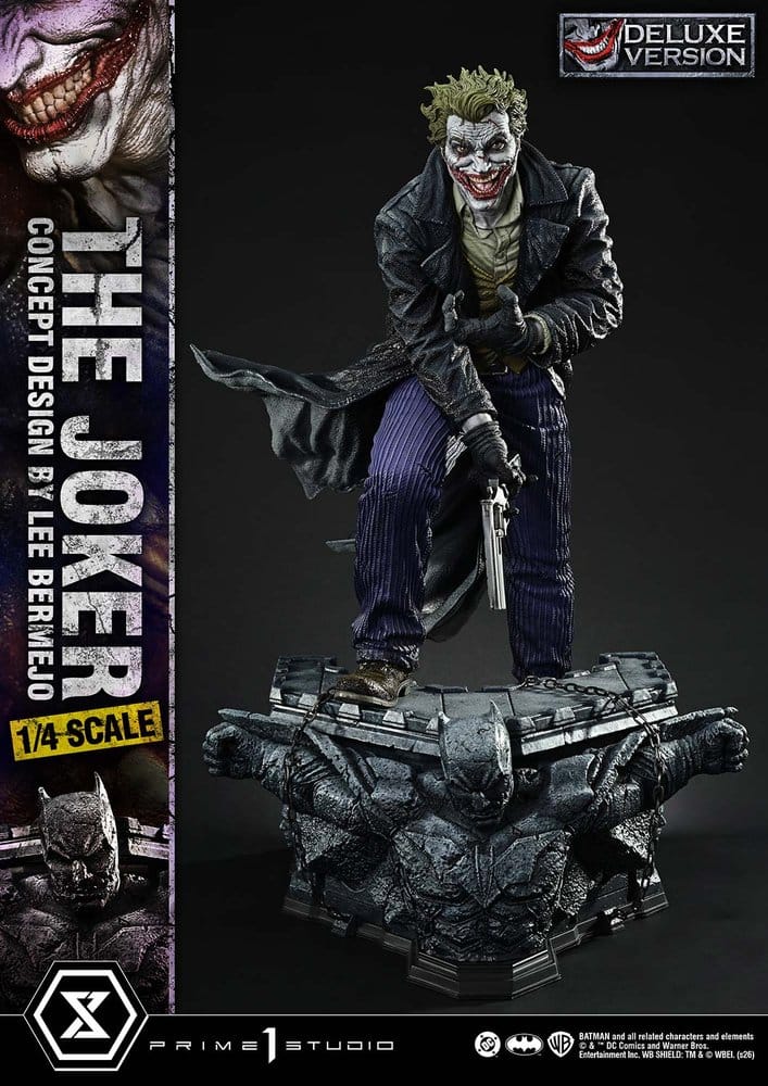 [PREORDINE] Statua DC Comics The Joker (Concept Design by Lee Bermejo) Deluxe Version 53 cm - Prime 1 Studio - Statue