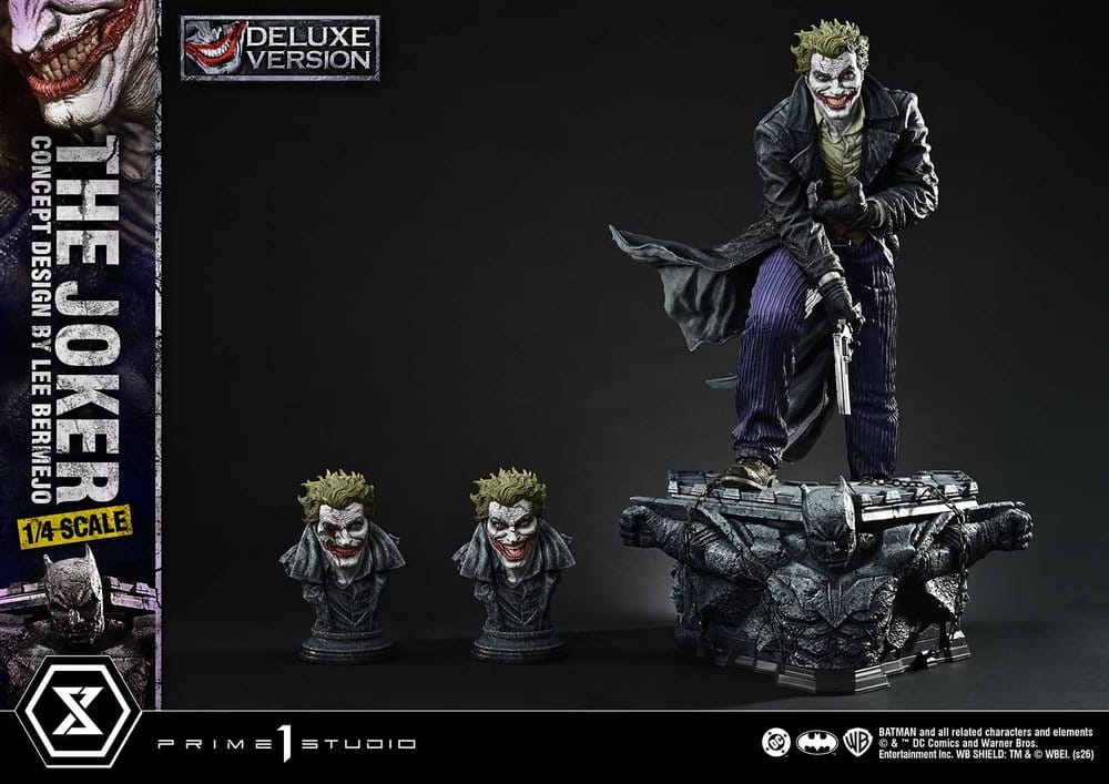 [PREORDINE] Statua DC Comics The Joker (Concept Design by Lee Bermejo) Deluxe Version 53 cm - Prime 1 Studio - Statue
