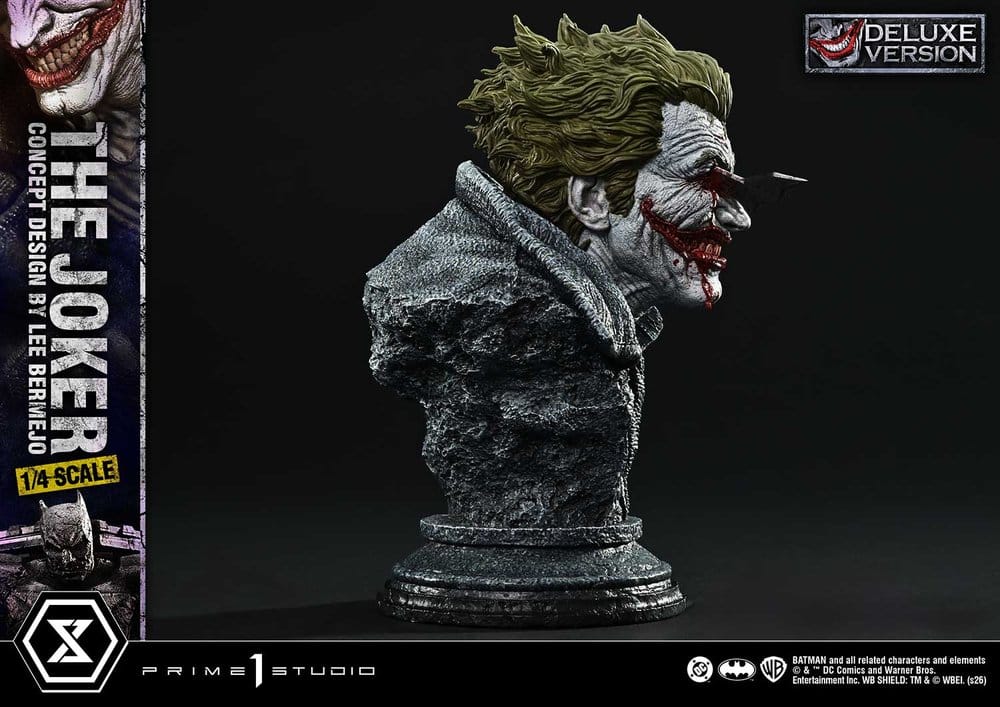 [PREORDINE] Statua DC Comics The Joker (Concept Design by Lee Bermejo) Deluxe Version 53 cm - Prime 1 Studio - Statue