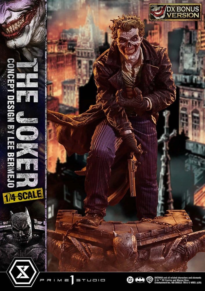 [PREORDINE] Statua DC Comics The Joker (Concept Design Lee Bermejo) DX Bonus Version 53 cm - Prime 1 Studio - Statue