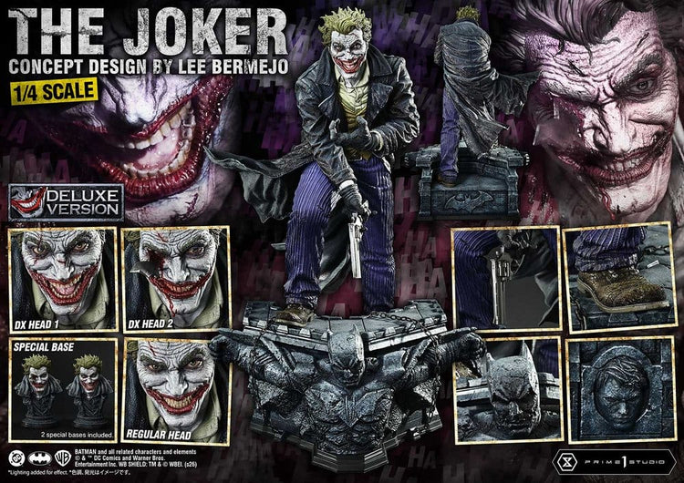 [PREORDINE] Statua DC Comics The Joker (Concept Design Lee Bermejo) DX Bonus Version 53 cm - Prime 1 Studio - Statue