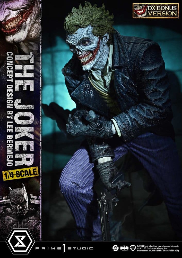 [PREORDINE] Statua DC Comics The Joker (Concept Design Lee Bermejo) DX Bonus Version 53 cm - Prime 1 Studio - Statue