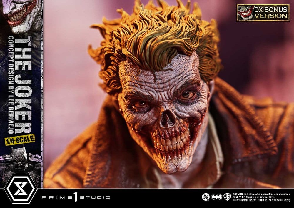 [PREORDINE] Statua DC Comics The Joker (Concept Design Lee Bermejo) DX Bonus Version 53 cm - Prime 1 Studio - Statue