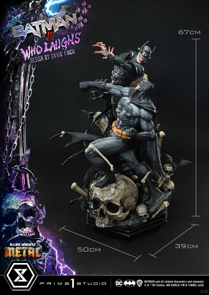 [PREORDINE] Dark Nights: Metal - Statua Batman VS Batman Who Laughs 1/4 - Prime 1 Studio - Prime 1 Studio - Statue