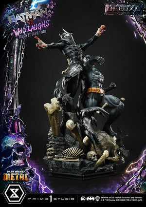 [PREORDINE] Dark Nights: Metal - Statua Batman VS Batman Who Laughs Deluxe Bonus 67 cm - Prime 1 Studio - Statue