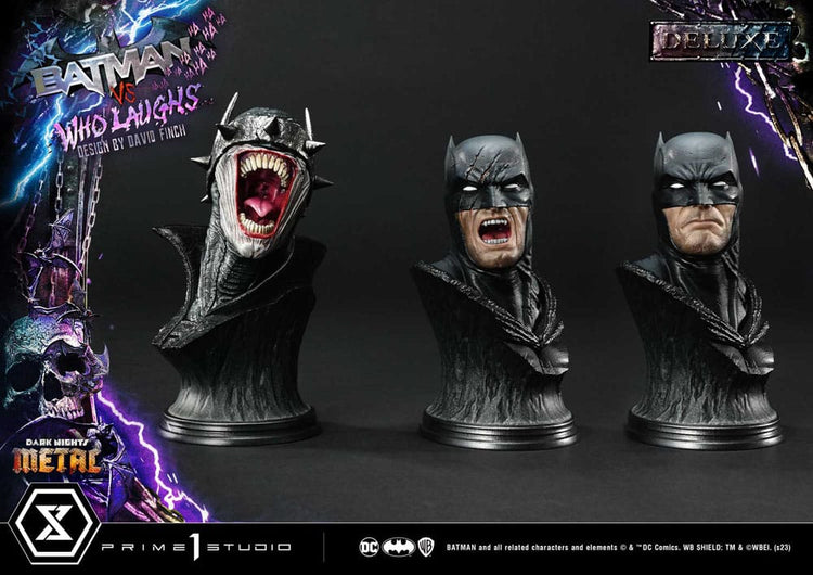 [PREORDINE] Dark Nights: Metal - Statua Batman VS Batman Who Laughs Deluxe Bonus 67 cm - Prime 1 Studio - Statue