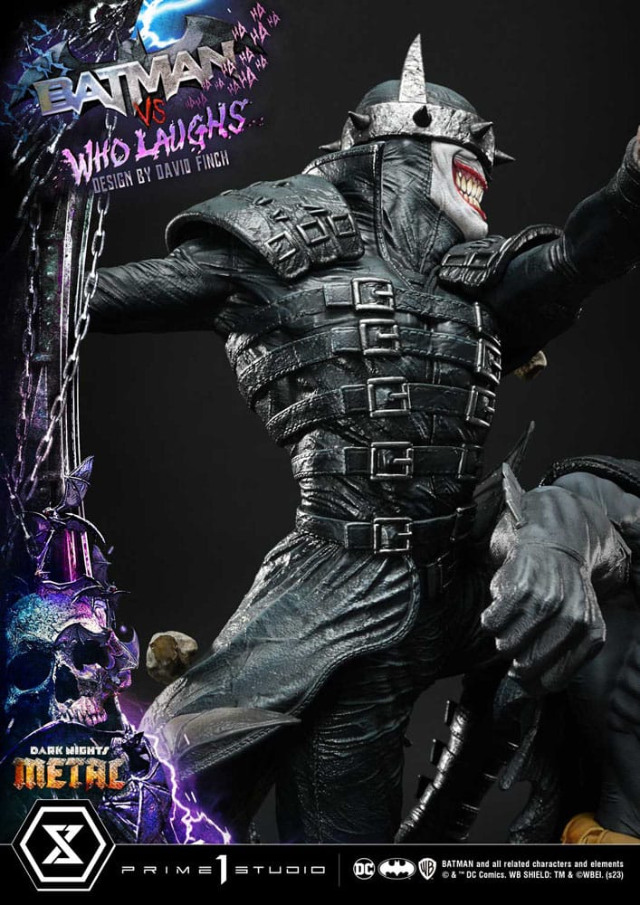 [PREORDINE] Dark Nights: Metal - Statua Batman VS Batman Who Laughs Deluxe Bonus 67 cm - Prime 1 Studio - Statue
