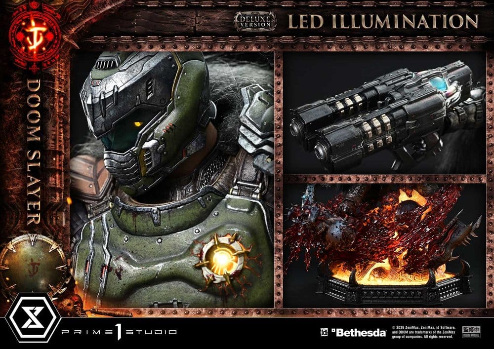 [PREORDINE] DOOM: The Dark Ages - Statua Ultimate Premium Masterline 1/4 DOOM Slayer Deluxe 77 cm - Prime 1 Studio - Statue