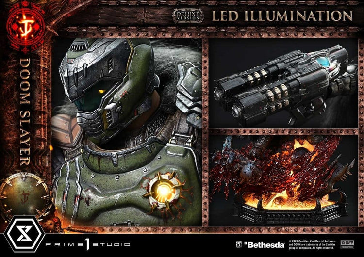 [PREORDINE] DOOM: The Dark Ages - Statua Ultimate Premium Masterline 1/4 DOOM Slayer Deluxe 77 cm - Prime 1 Studio - Statue