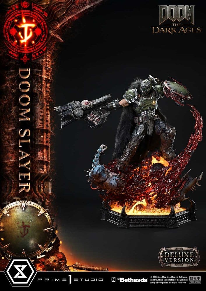 [PREORDINE] DOOM: The Dark Ages - Statua Ultimate Premium Masterline 1/4 DOOM Slayer Deluxe 77 cm - Prime 1 Studio - Statue