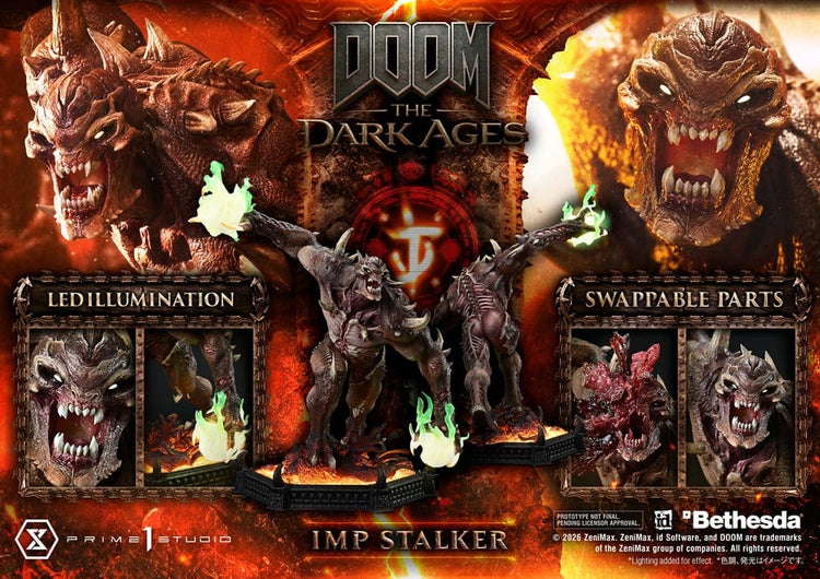 [PREORDINE] DOOM: The Dark Ages - Statua Imp Stalker Ultimate Premium Masterline 1/4 (77 cm) - Prime 1 Studio - Statue
