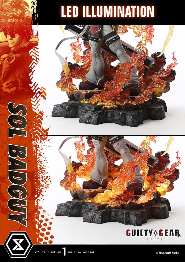 [PREORDINE] Guilty Gear Strive Statua 1/4 Sol Badguy Ultimate Premium Masterline 82 cm - Prime 1 Studio - Statue