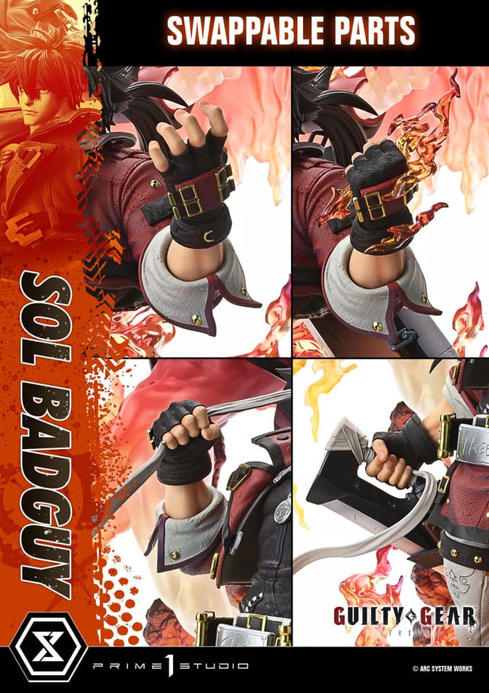 [PREORDINE] Guilty Gear Strive Statua 1/4 Sol Badguy Ultimate Premium Masterline 82 cm - Prime 1 Studio - Statue