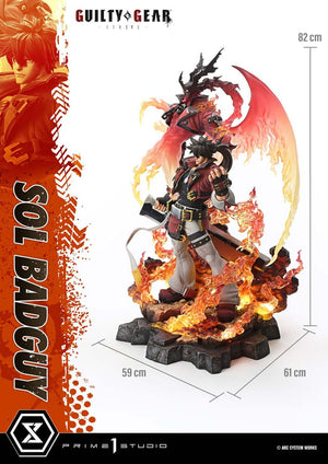 [PREORDINE] Guilty Gear Strive Statua 1/4 Sol Badguy Ultimate Premium Masterline 82 cm - Prime 1 Studio - Statue