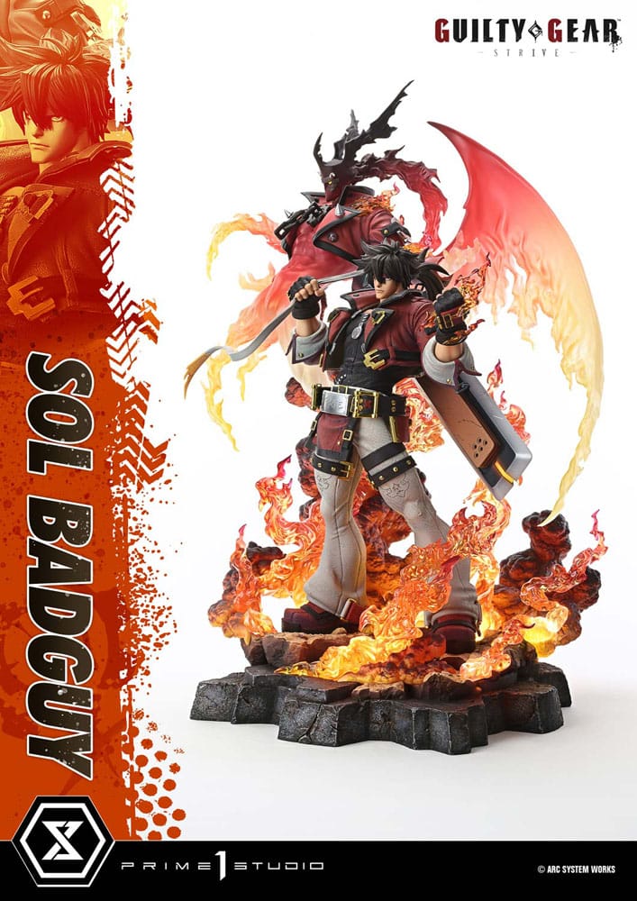 [PREORDINE] Guilty Gear Strive Statua 1/4 Sol Badguy Ultimate Premium Masterline 82 cm - Prime 1 Studio - Statue