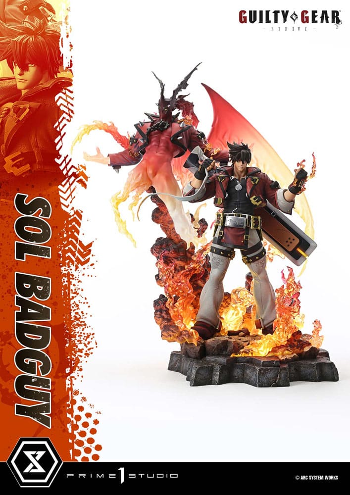 [PREORDINE] Guilty Gear Strive Statua 1/4 Sol Badguy Ultimate Premium Masterline 82 cm - Prime 1 Studio - Statue