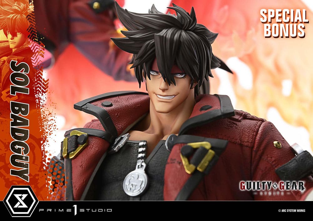 [PREORDINE] Guilty Gear Strive - Statua Ultimate Premium Masterline 1/4 Sol Badguy Bonus Version 82 cm - Prime 1 Studio - Statue