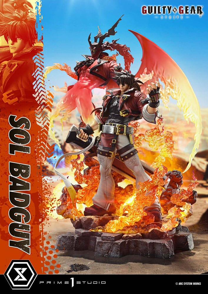 [PREORDINE] Guilty Gear Strive - Statua Ultimate Premium Masterline 1/4 Sol Badguy Bonus Version 82 cm - Prime 1 Studio - Statue