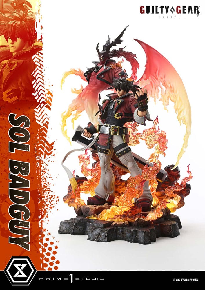 [PREORDINE] Guilty Gear Strive - Statua Ultimate Premium Masterline 1/4 Sol Badguy Bonus Version 82 cm - Prime 1 Studio - Statue