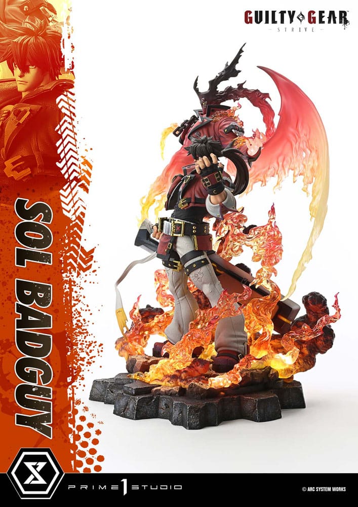[PREORDINE] Guilty Gear Strive - Statua Ultimate Premium Masterline 1/4 Sol Badguy Bonus Version 82 cm - Prime 1 Studio - Statue