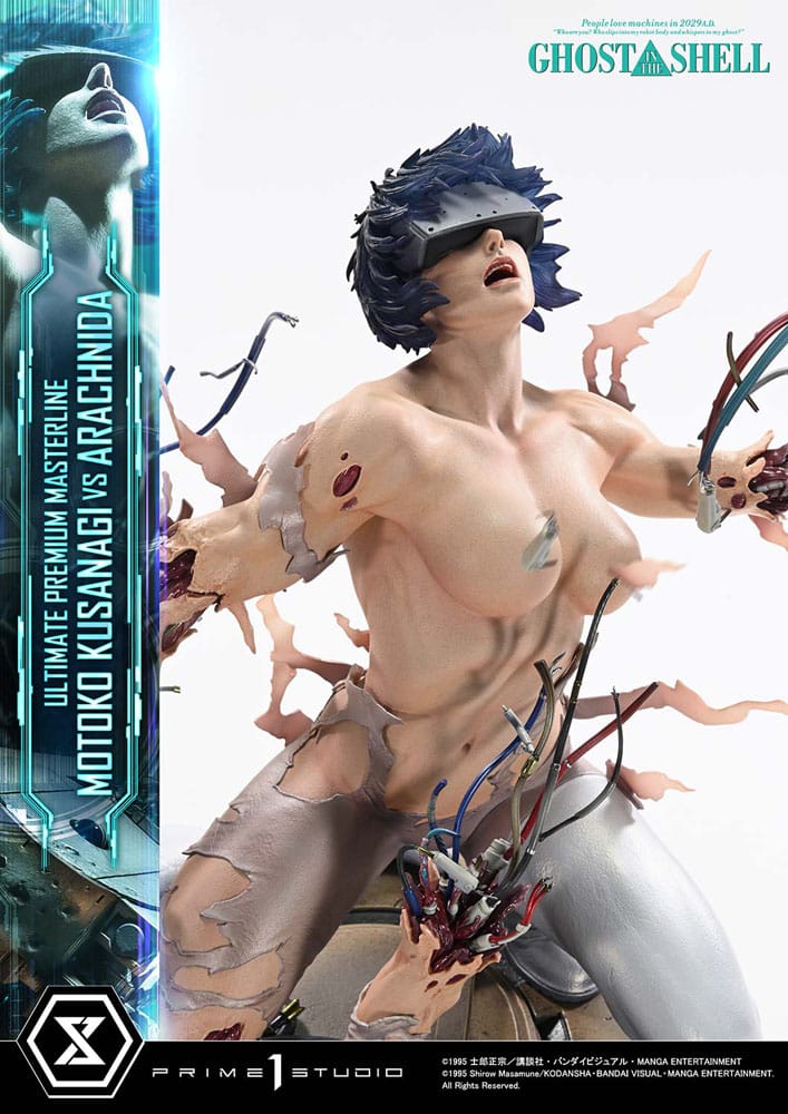 [PREORDINE] Ghost in the Shell Statua 1/4 Motoko Kusanagi vs Arachnida 68 cm - Prime 1 Studio - Statue