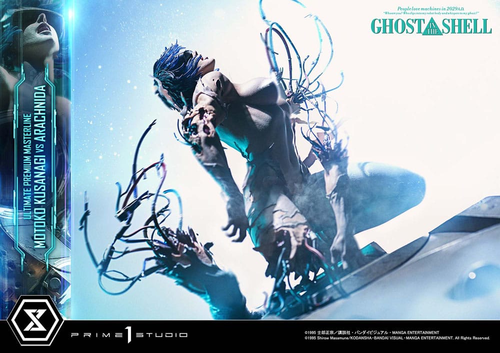 [PREORDINE] Ghost in the Shell Statua 1/4 Motoko Kusanagi vs Arachnida 68 cm - Prime 1 Studio - Statue