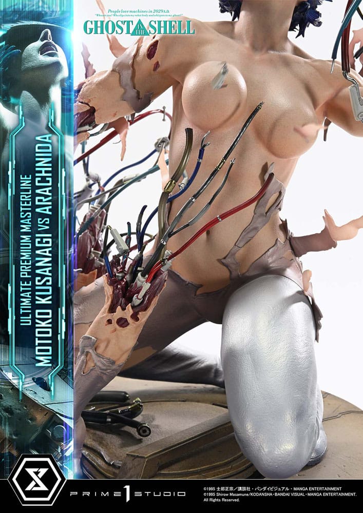 [PREORDINE] Ghost in the Shell Statua 1/4 Motoko Kusanagi vs Arachnida 68 cm - Prime 1 Studio - Statue