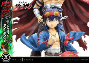 [PREORDINE] Statua Gurren Lagann Ultimate Premium Masterline 1/4 Kamina, Simon & Yoko Deluxe Bonus 97 cm - Prime 1 Studio - Statue