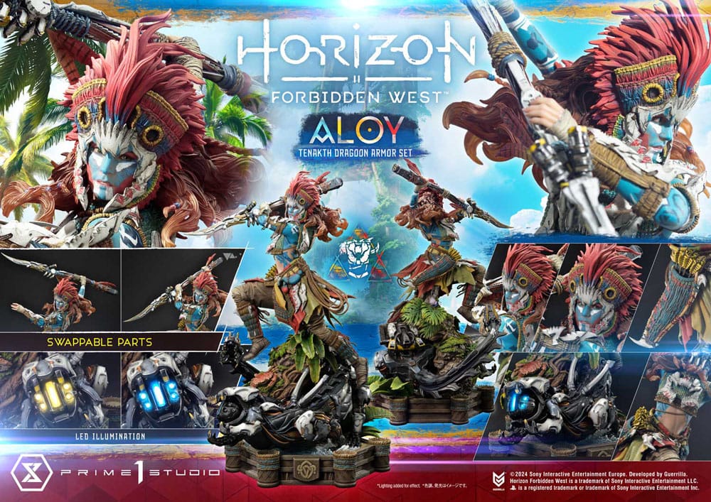 [PREORDINE] Horizon Forbidden West Statue 1/4 Aloy Bonus Version 69 cm - Prime 1 Studio - Statue