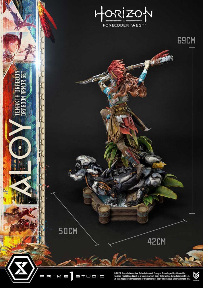 [PREORDINE] Horizon Forbidden West Statue 1/4 Aloy Bonus Version 69 cm - Prime 1 Studio - Statue