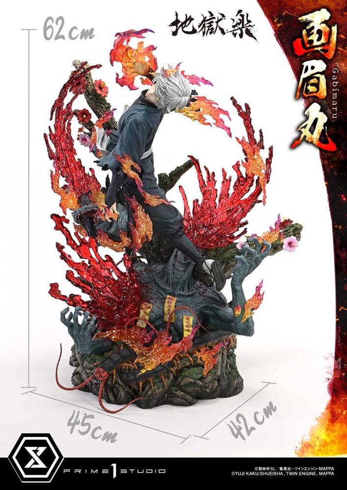 [PREORDINE] Hell's Paradise: Gabimaru Statua 1/4 Bonus Version 62 cm - Prime 1 Studio - Statue