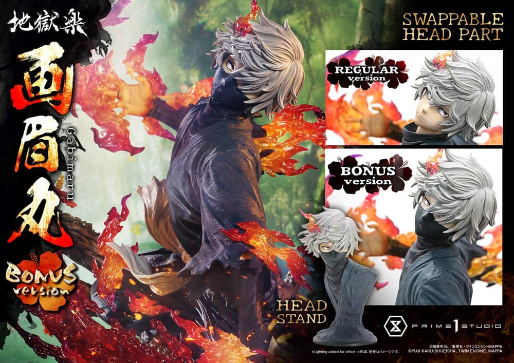 [PREORDINE] Hell's Paradise: Gabimaru Statua 1/4 Bonus Version 62 cm - Prime 1 Studio - Statue
